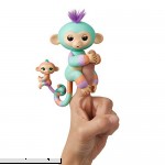 WowWee Fingerlings Baby Monkey & Mini BFFs Danny & Gianna Turquoise-Orange 3544 Danny & Gianna B07B3CG686